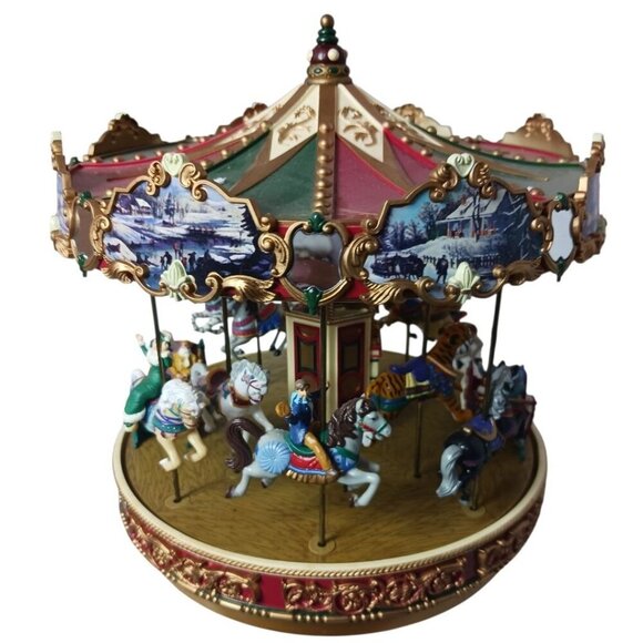 Mr. Christmas Carousel Holiday Carousel With Lights & Music multicolor - Picture 2 of 11